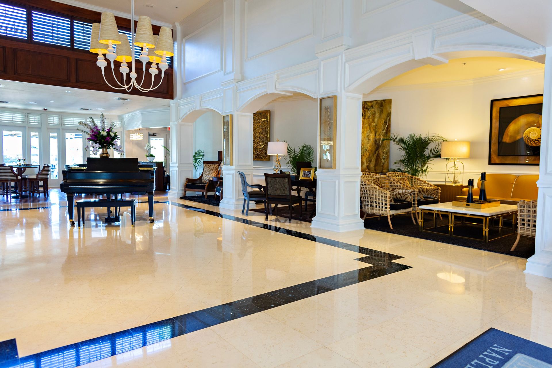 Lobby seating
